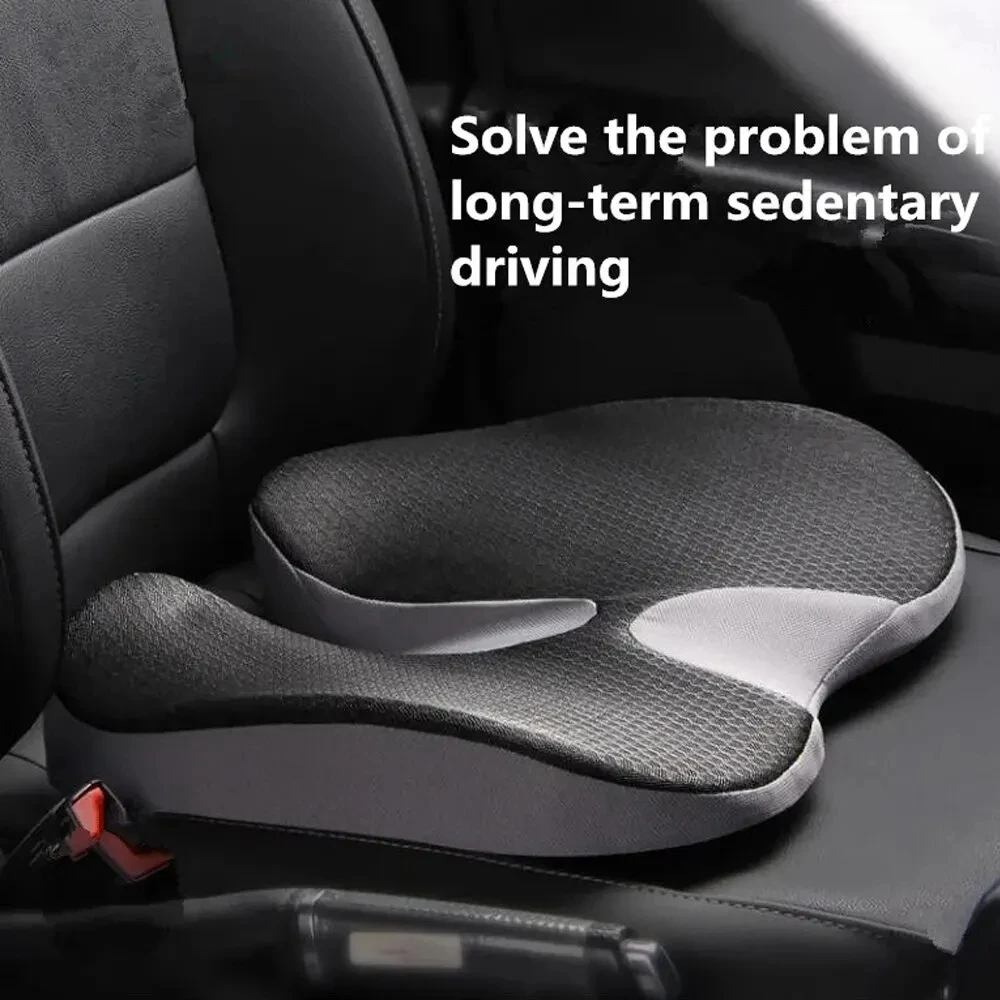 Car Seat Cushion Memory Foam - Bantalan tidak licin ortopedi busa memori
