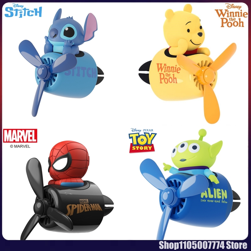 Car Accessories For Decoration - Stitch Spiderman Karakter Alien Dekorasi Saluran