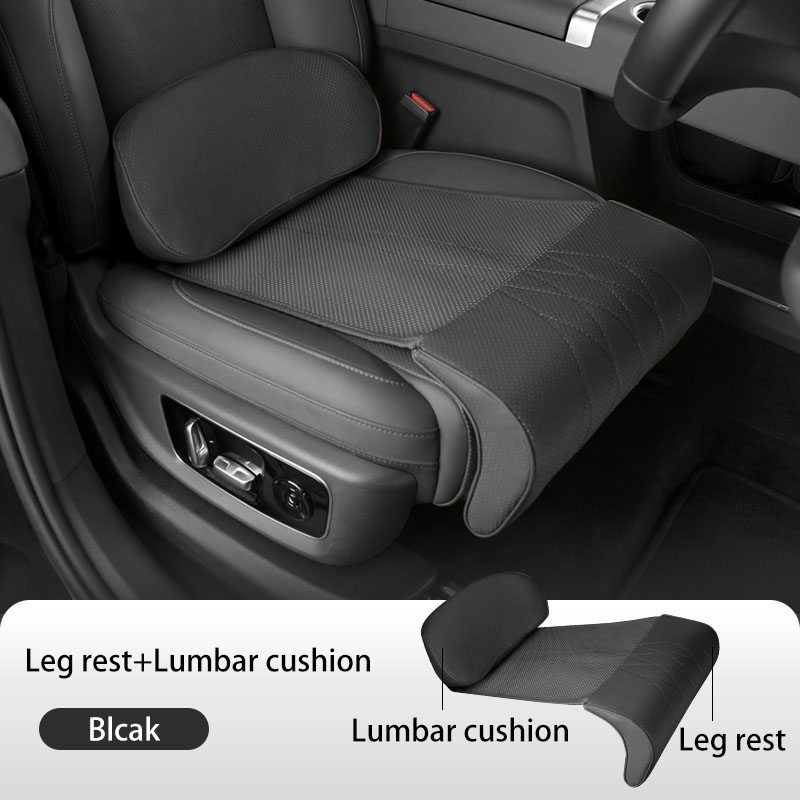 Car Seat Cushion Memory Foam - Penutup Jok Ekstensi Penyangga Kaki Kulit
