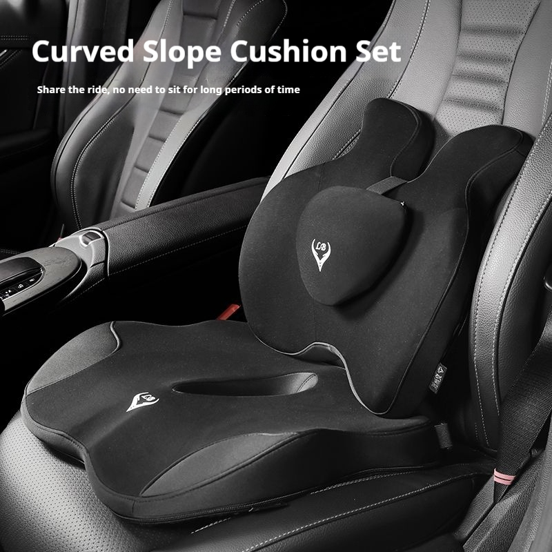 Car Seat Cushion Memory Foam - Busa Memori Bantal Kursi Kantor Penopang