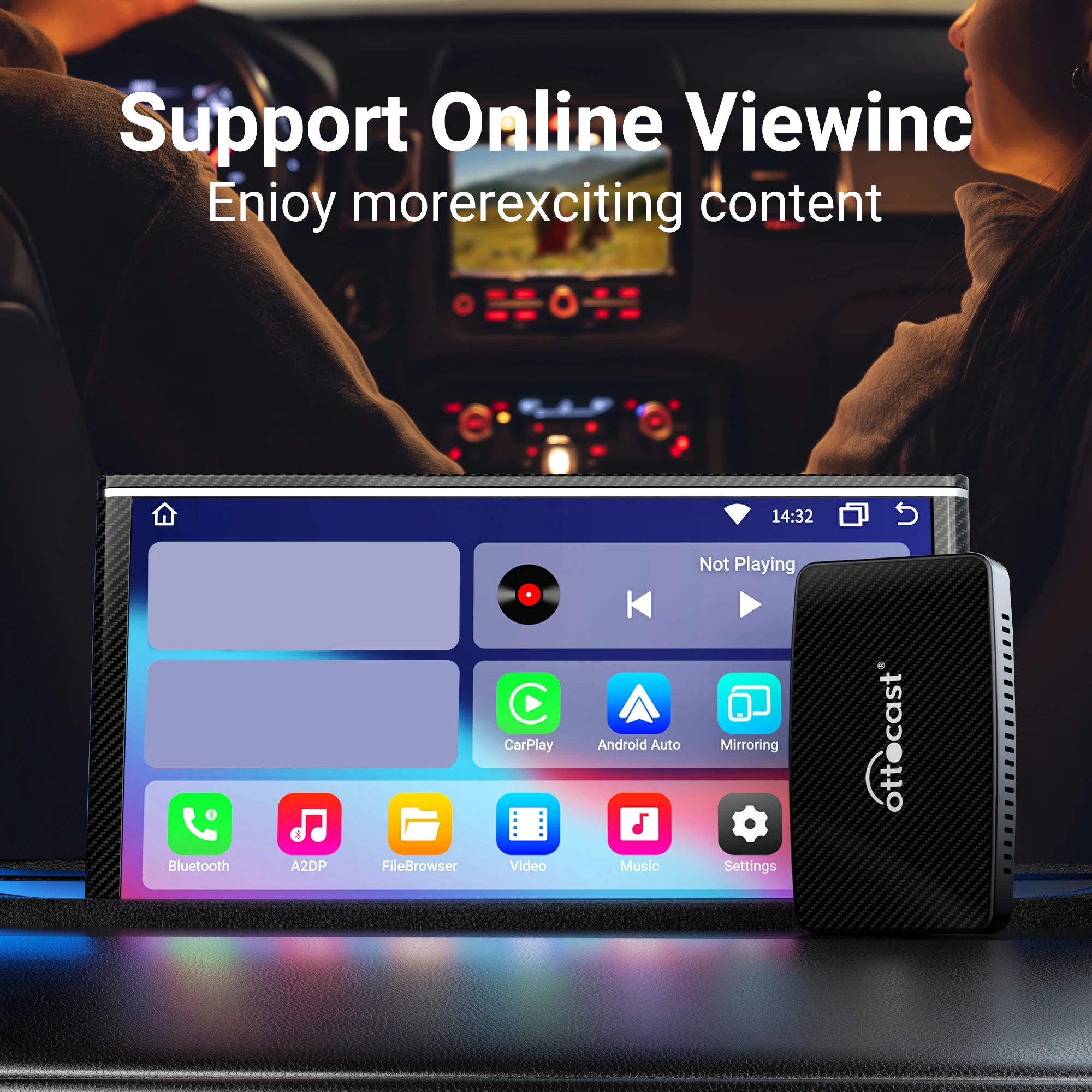 OTTOCAST Play2Video adaptor Ca - Car Accessories Youtube ulasan dan harga