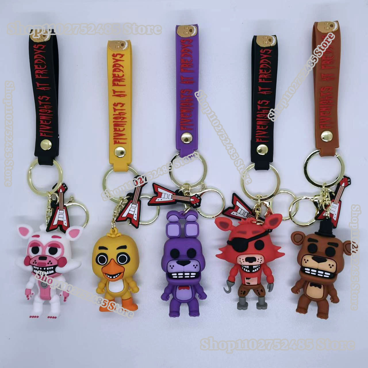 5pcs Gantungan Kunci Figur Ani - Car Accessories Gifts For Men ulasan dan harga