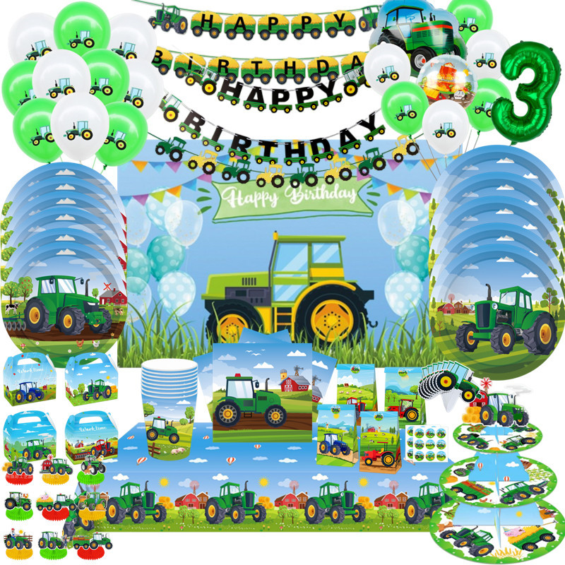 Tema Traktor Pertanian Hijau P - Car Accessories Banner ulasan dan harga