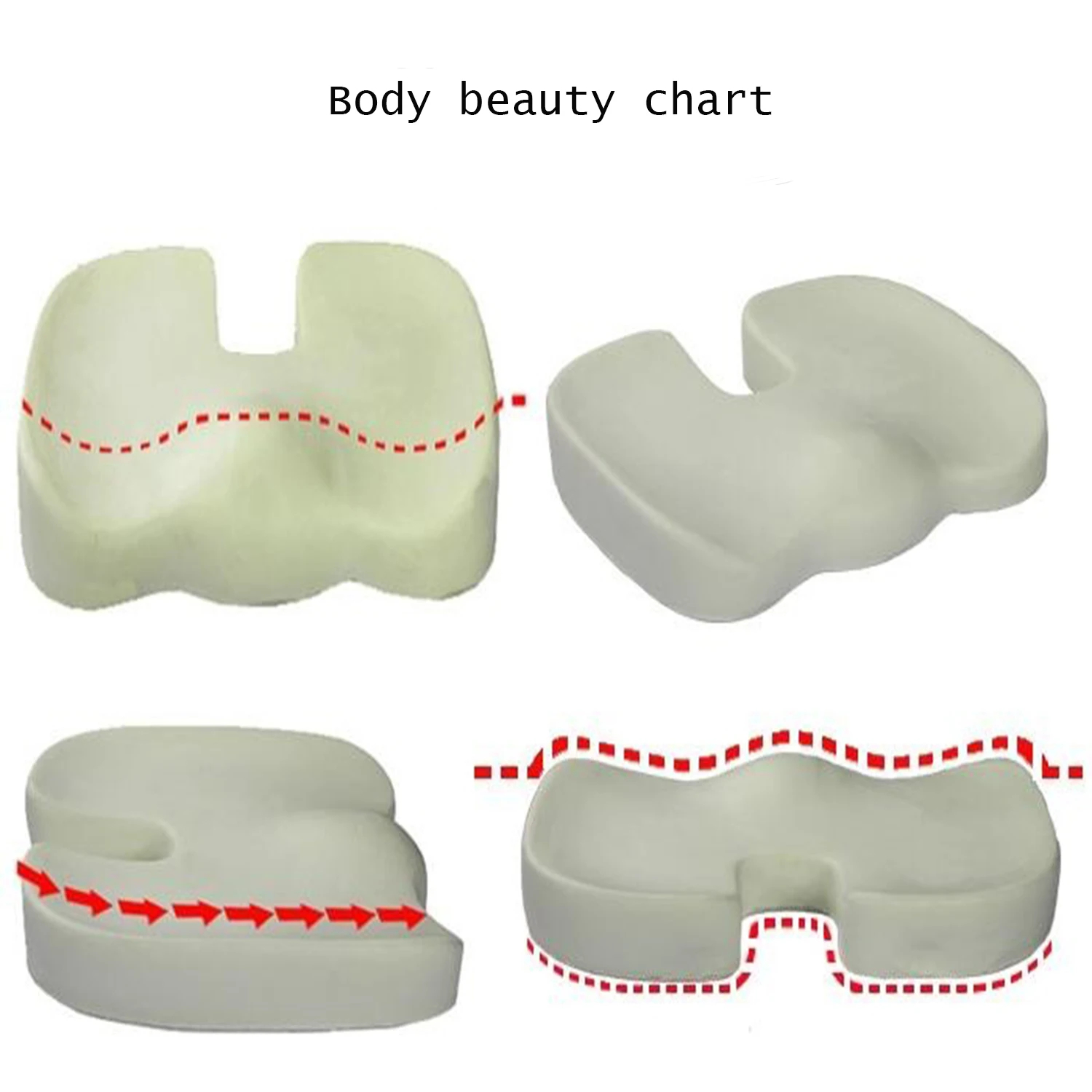 Bantal Kursi Kantor Mobil, Ban - Car Seat Cushion Memory Foam ulasan dan harga