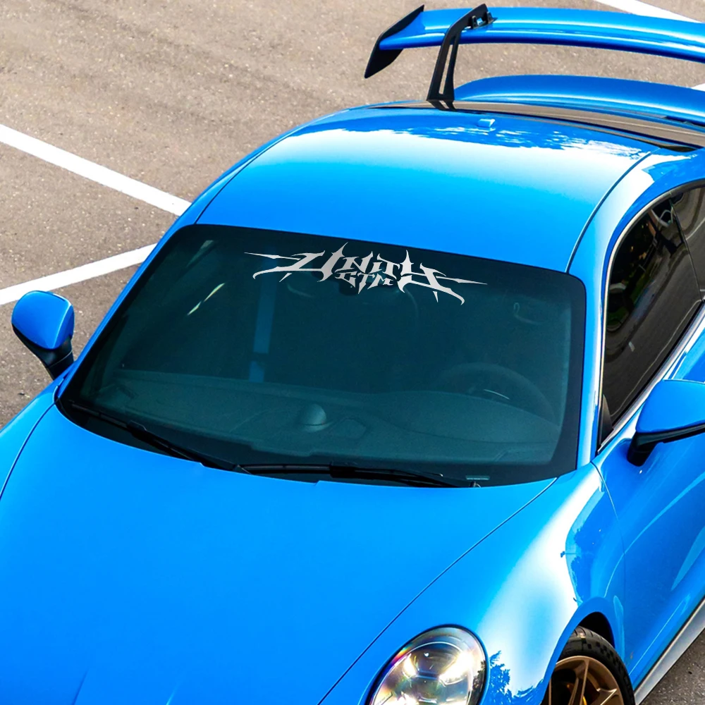 Stiker Spanduk Kaca Depan Mobi - Car Accessories Banner ulasan dan harga