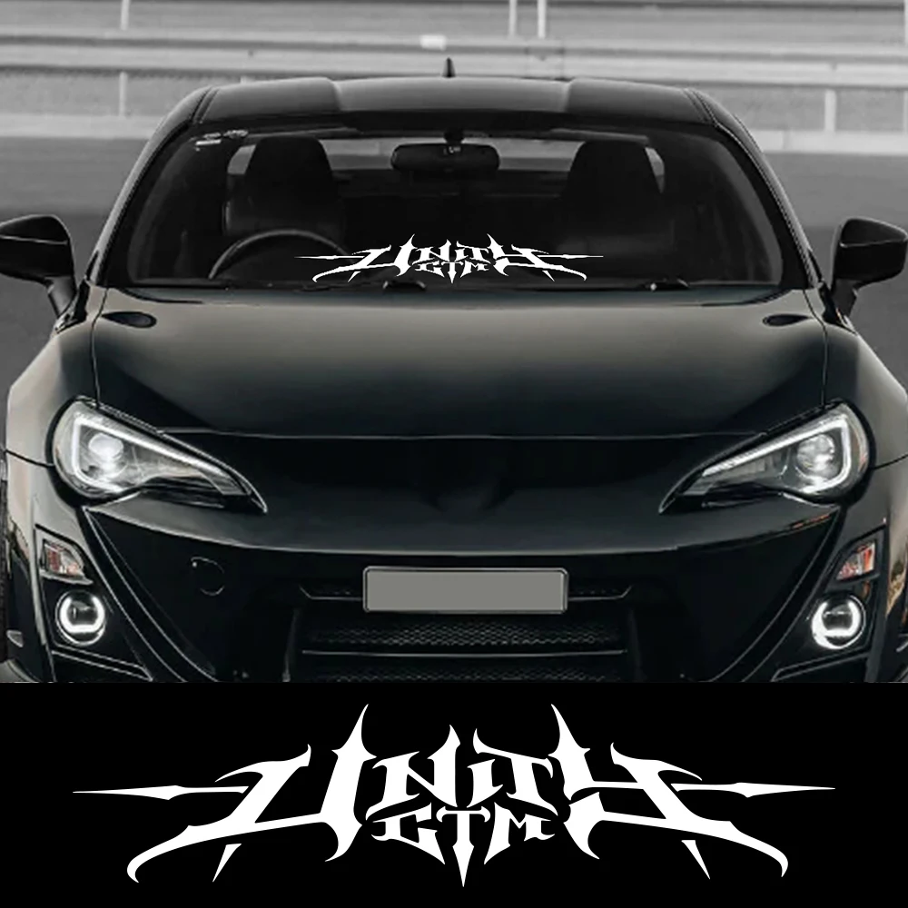 Stiker Spanduk Kaca Depan Mobi - Car Accessories Banner ulasan dan harga