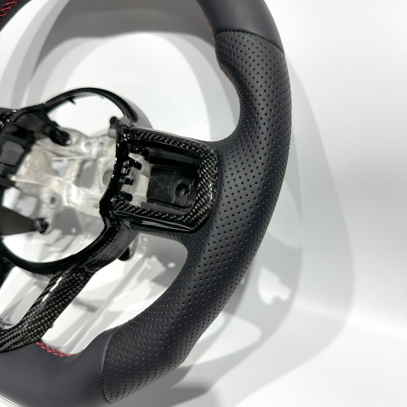 Cover Trim Serat Karbon Hitam  - Steering Wheel Cover ulasan dan harga