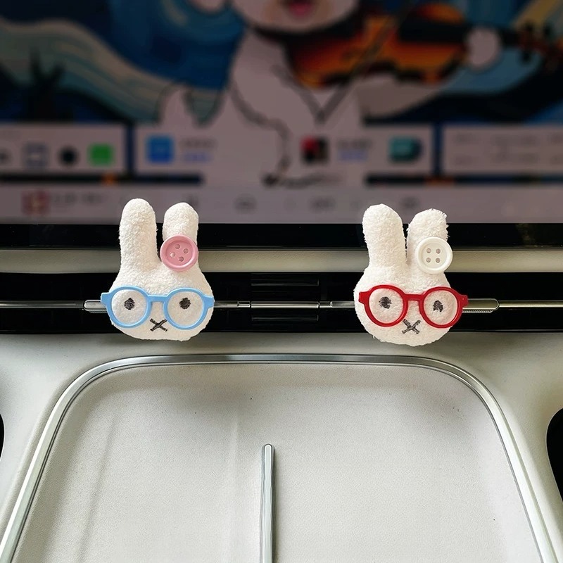 Kelinci Lucu dengan Kacamata,  - Car Fragrance Diffuser ulasan dan harga