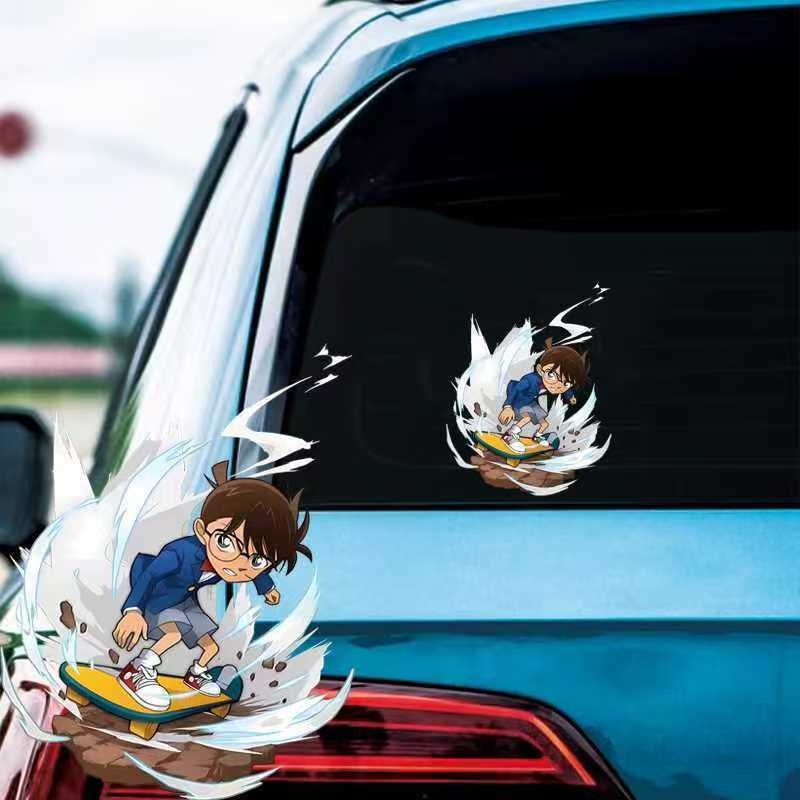 Stiker Skateboard Kartun Detek - Car Accessories For Decoration ulasan dan harga